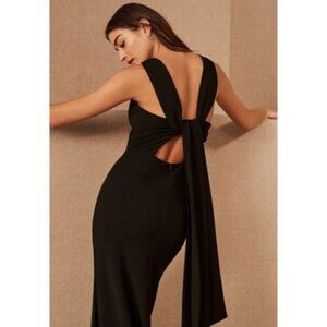 BHLDN London Crepe Dress - Black